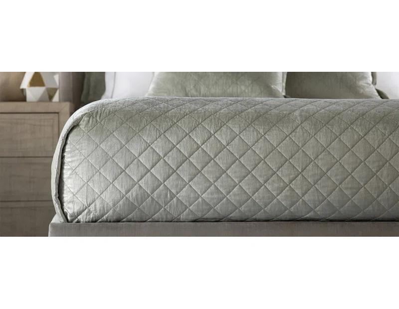 Lili Alessandra Chloe Modern & Contemporary Velvet Coverlet