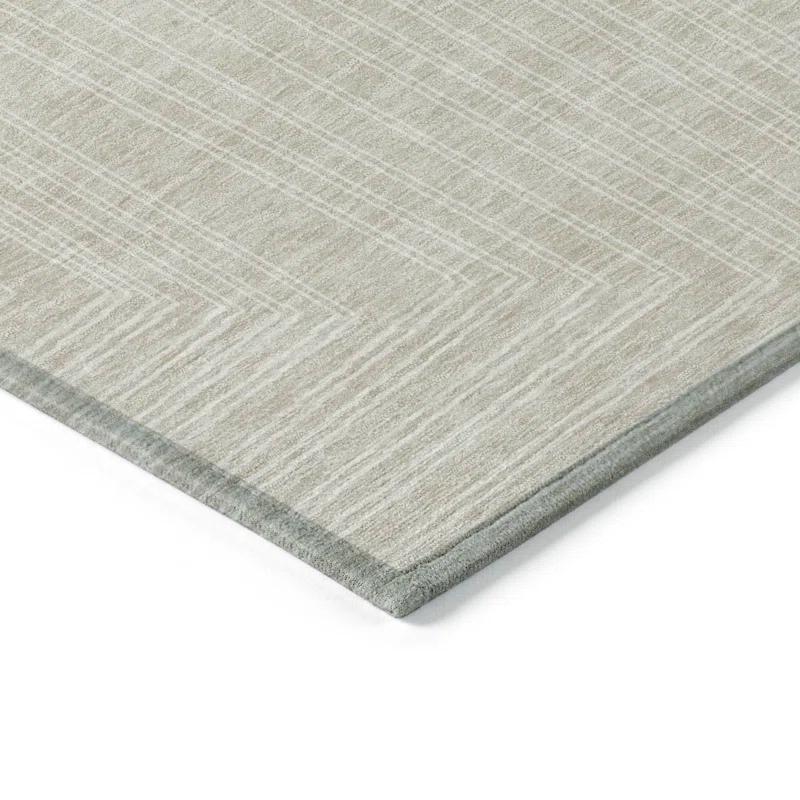 Machine Washable Indoor/Outdoor Chayden ACN1045 Beige Rug