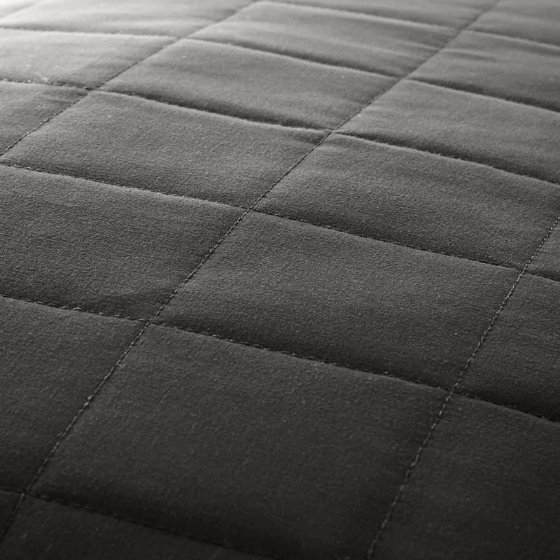 Simply Soft™ Double Brushed Microfiber Square Pattern Quilted Coverlet Set