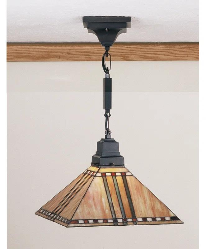 Meyda Lighting 1 - Light Mahogany Bronze Unique/Statement Pendant