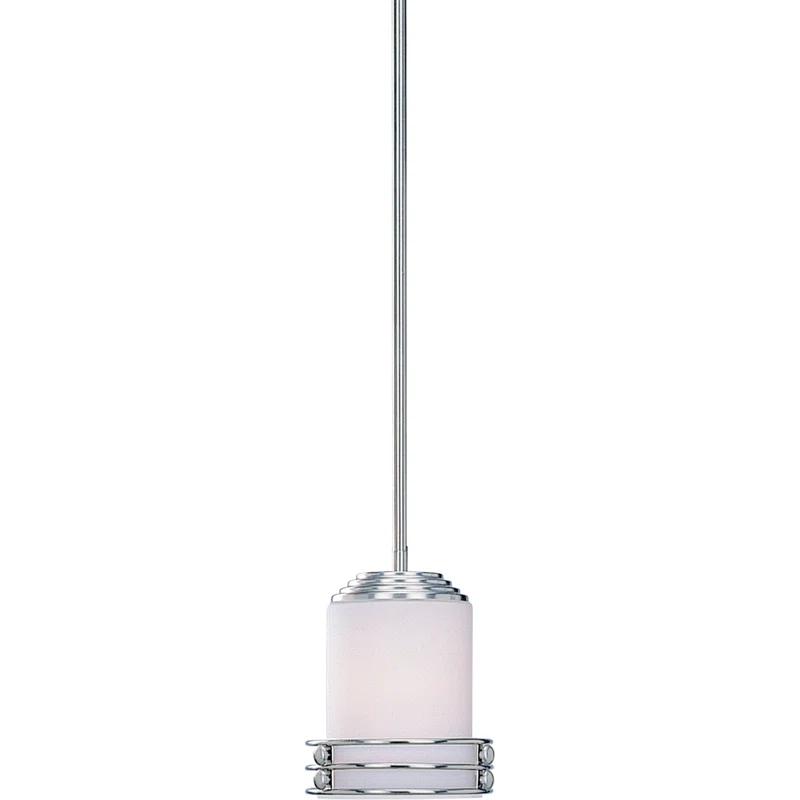 Volume Lighting Avila 1 - Light Brushed Nickel Single Pendant