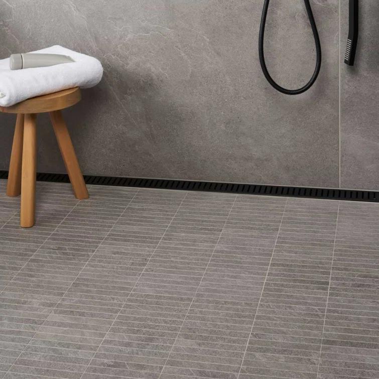 Monolith 11.81 In. X 11.81 In. Stacked Matte Porcelain Mosaic Floor And Wall Tile (0.96 Sq. Ft. / Each)