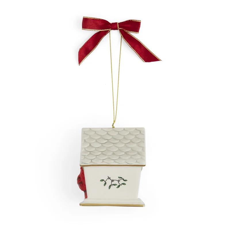Spode Spode Christmas Tree Birdhouse Ornament 3.5"
