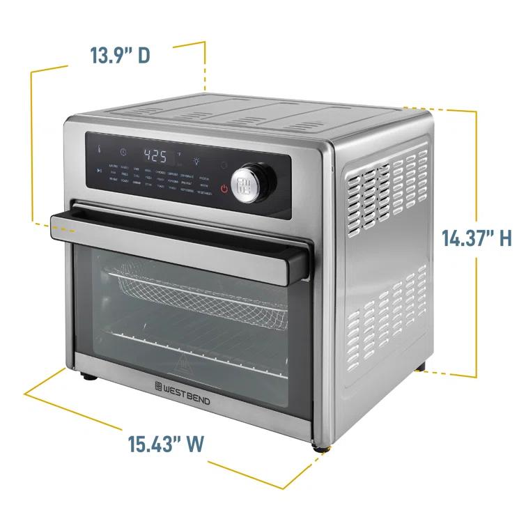 West Bend West Bend XL Air Fryer Oven with 24 Presets​, in Stainless Steel