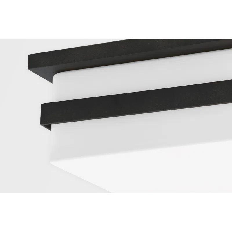 Travers Indoor / Outdoor Flush Mount Light - Black