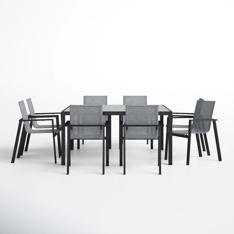 Placido Square 8 - Person Outdoor Dining Set