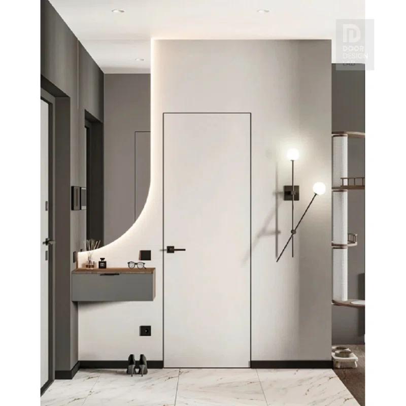 Belldinni Invisible Frameless Door Manufactured Wood Solid Core Regular Interior Door