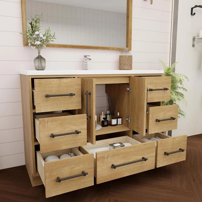 Victoria 47.2'' Single Bathroom Vanity with Acrylic Top