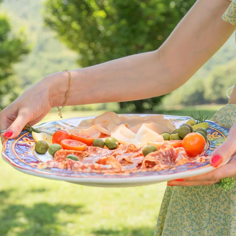 Euro Ceramica Duomo 18" Oval Platter