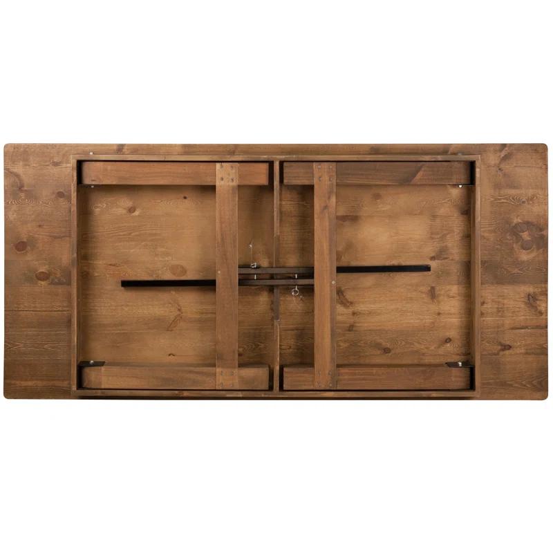 Flash Furniture HERCULES Series Folding Farm Table and Four Bench Set & Reviews | Wayfair