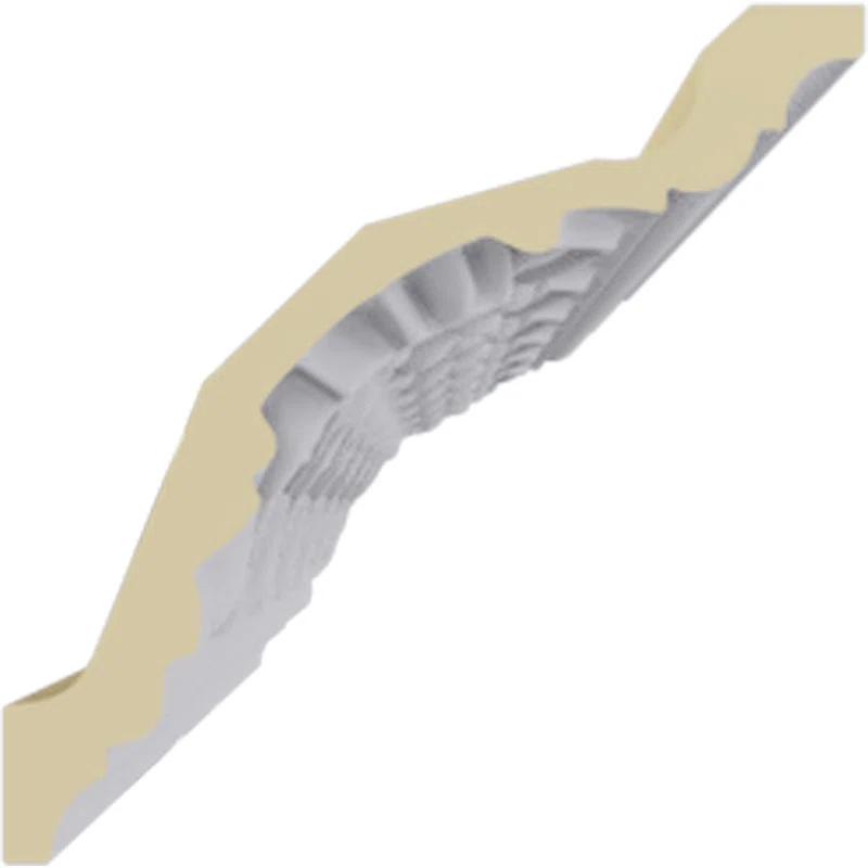 Ekena Millwork 5"H x 5"P x 7 1/8"F x 94 1/2"L Wakefield Crown Moulding