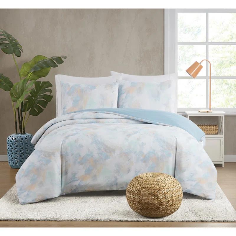 Truly Soft Hannah Watercolor Polyester Standard Abstract Comforter Set
