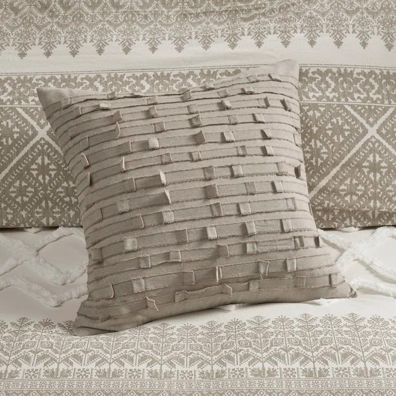 INK+IVY Mila Cotton Duvet Cover Set with Chenille Tufting & Reviews | Wayfair
