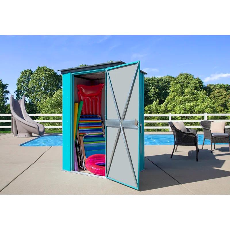 Arrow Spacemaker 4 ft. W x 3 ft. D Metal Vertical Storage Shed