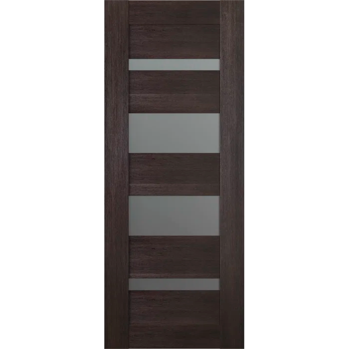 Belldinni Avon 07-01 Manufactured Wood Frosted Glass Paneled Prefinished Interior Door Slab