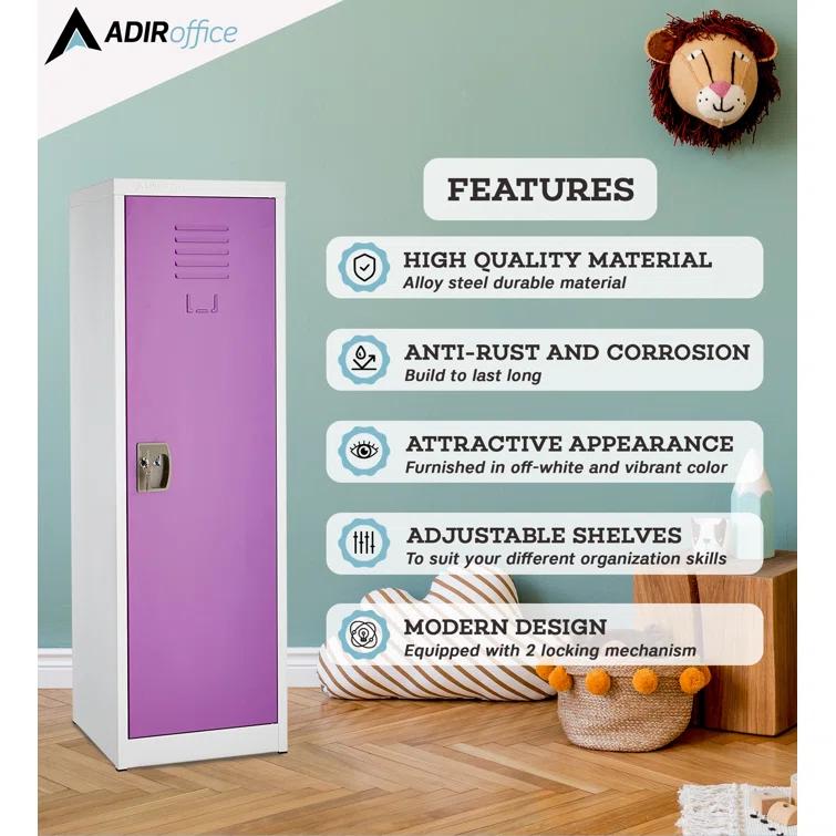 AdirOffice Steel 1-Tier School and Home Storage Locker