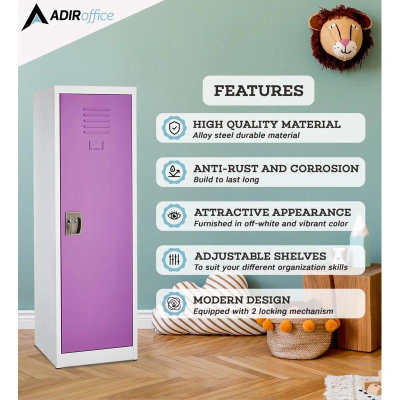 AdirOffice Steel 1-Tier School and Home Storage Locker