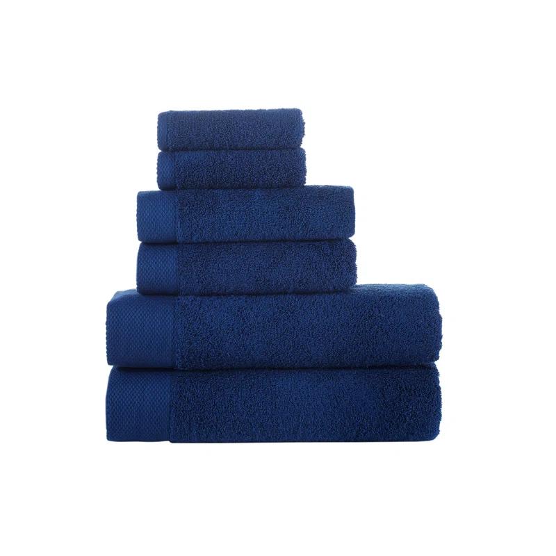 Brooks Brothers Brooks Brothers Solid Signature 6 Pcs Towel Set (Set of 6)