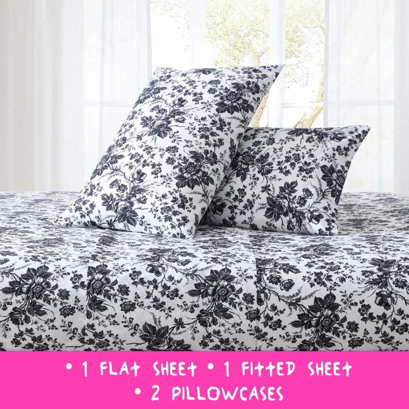 Betsey Johnson Betsey Johnson Printed Novelty Sheet Sets