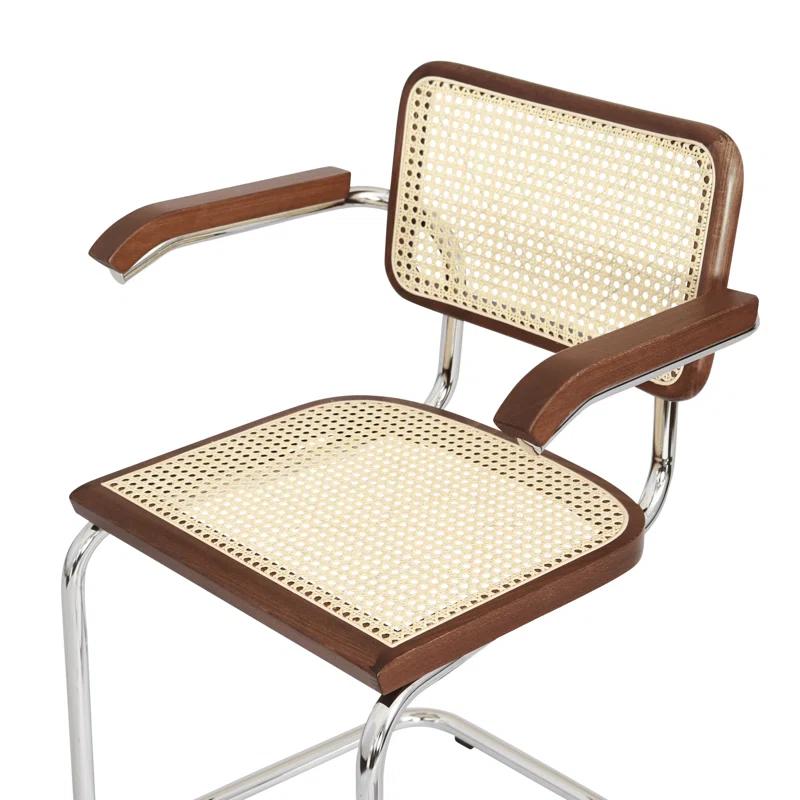 Breuer Chair Company Marcel Breuer Cesca Cane Cantilever Dining Armchair Arm Chair