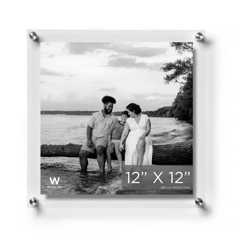 Double Panel Floating Acrylic Picture Frame