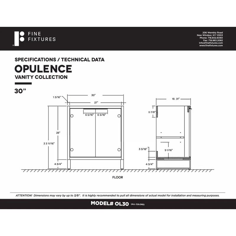 30'' Single Bathroom Vanity Set