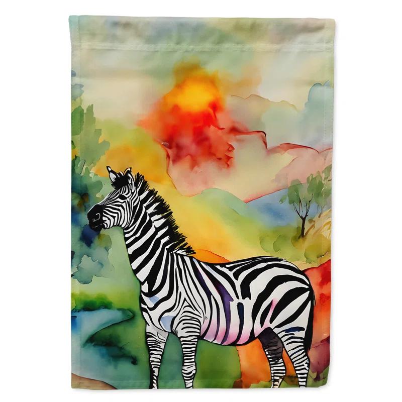 Caroline's Treasures Double Sided 15.5'' H x 11.25'' W Polyester Animal Garden Flag