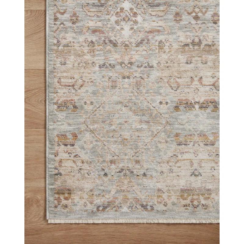 Zuma Rug by Amber Lewis x Loloi - Silver and Multicolor / 9'6" x 13'1"
