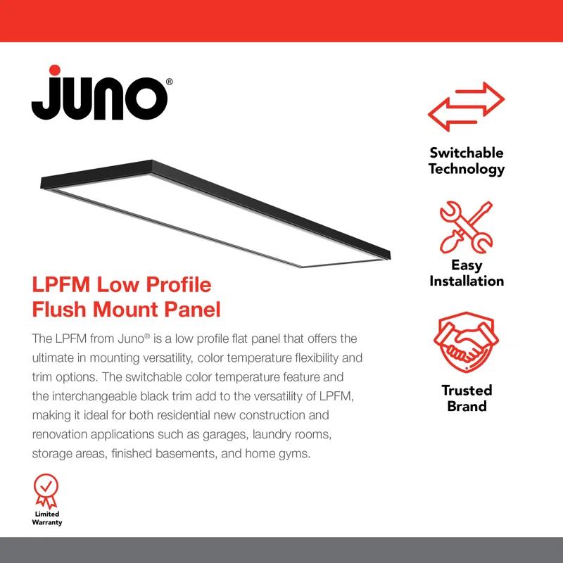 Juno Dimmable Rectangle Flat Panel Ceiling Light