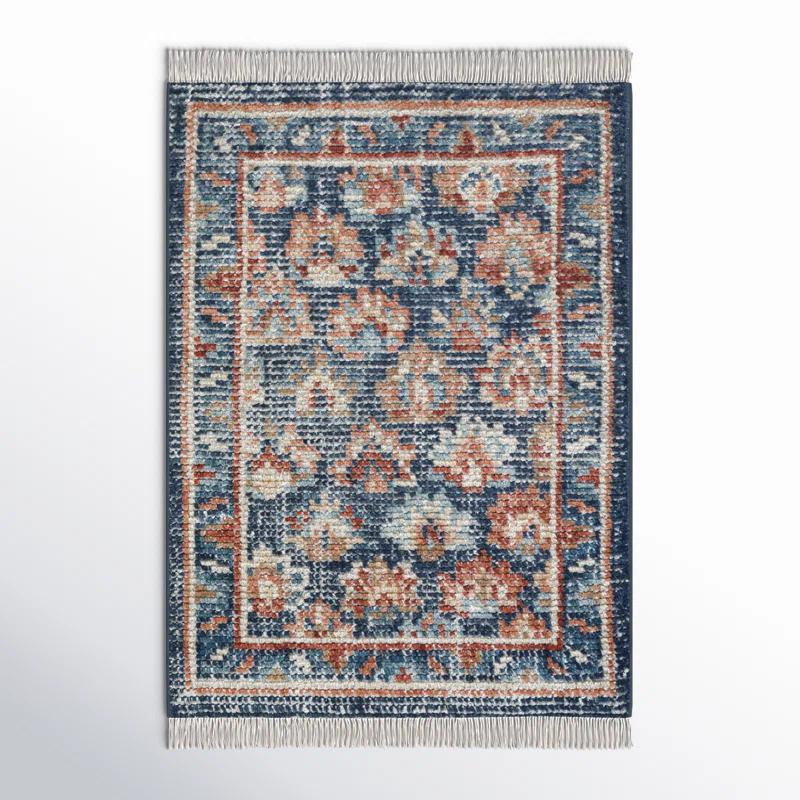 Birch Lane™ Hand Knotted Wool Floral Rug