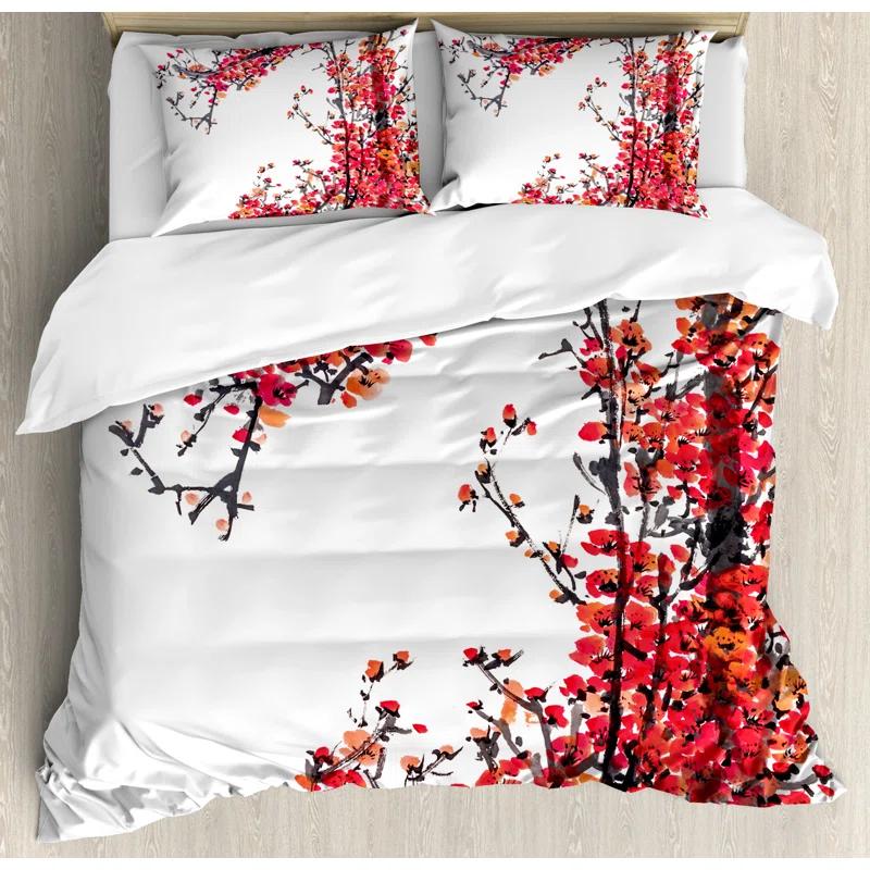 Ambesonne Japanese Duvet Cover Set | Wayfair