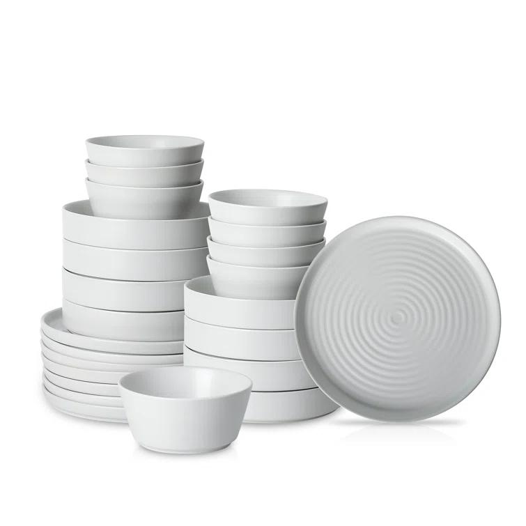 Stone Lain Elica 24-Piece Dinnerware Set Stoneware (Set of 24)