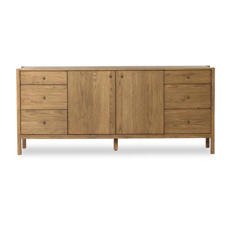 Haiden Tawny Oak 72'' Elegant Dining Room Sideboard