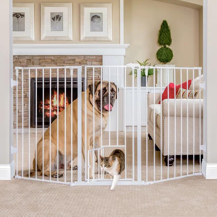 Carlson Pet Products Flexi Pet Gate & Reviews | Wayfair
