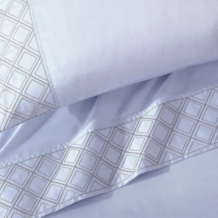 Queen Charcoal Egyptian Cotton Sheet Set