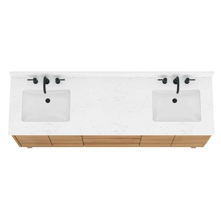 Avanity Coventry 72" Double Bathroom Vanity with Engineered Stone Top