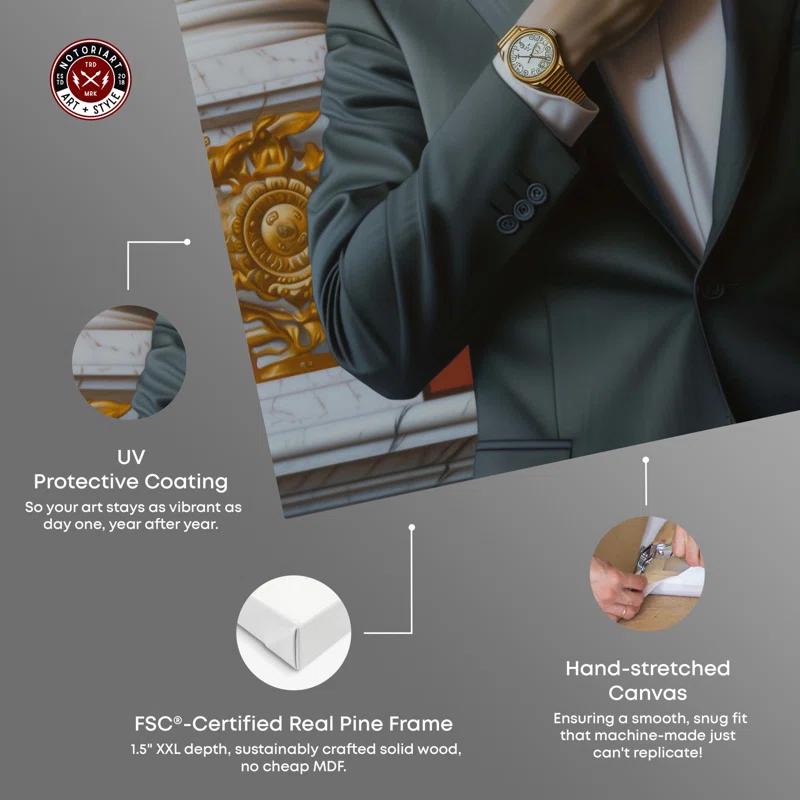 Notori Art Notoriart Sculpture With Style Framed Style 1 Piece Canvas Wall Art