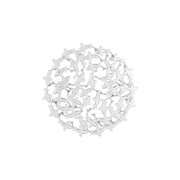 Phillips Collection Koi Wall Art Silver Leaf