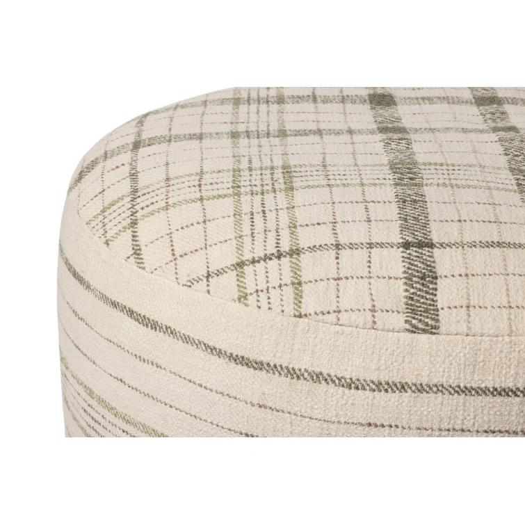 Wallace Pouf by Chris Loves Julia x Loloi - Cream