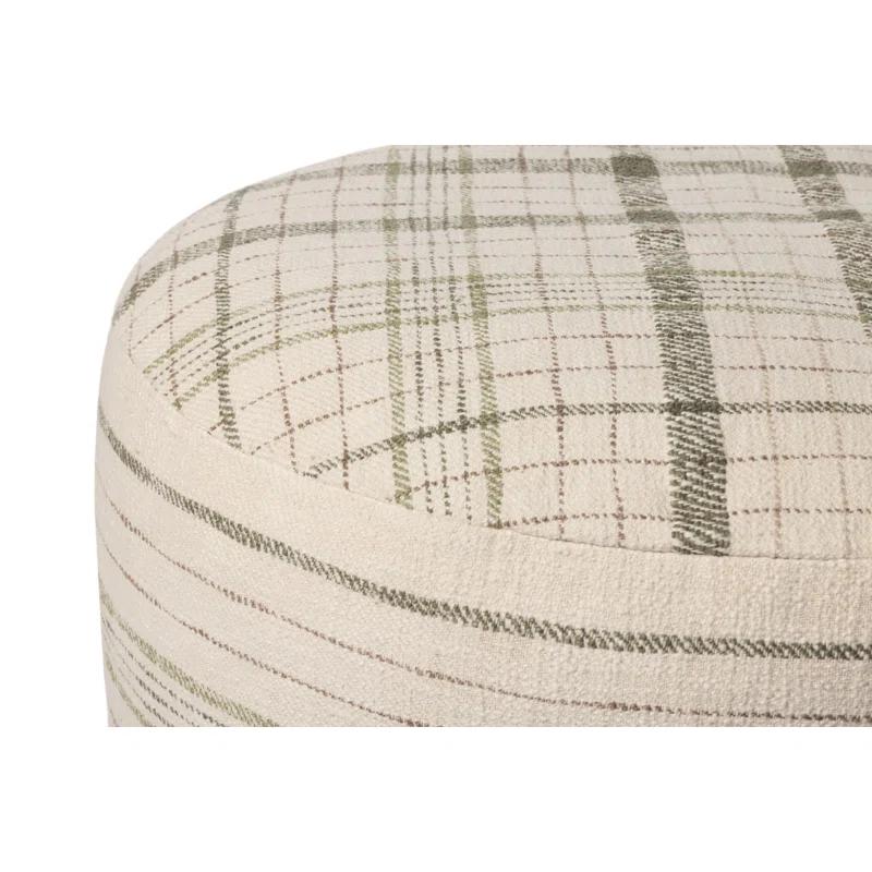Wallace Pouf by Chris Loves Julia x Loloi - Cream