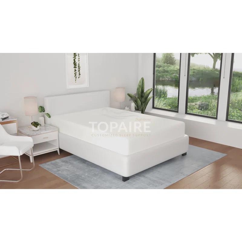 Boyd Sleep Boyd Sleep TopAire Supreme Dual Adjustable Inflatable 4”Mattress Topper,