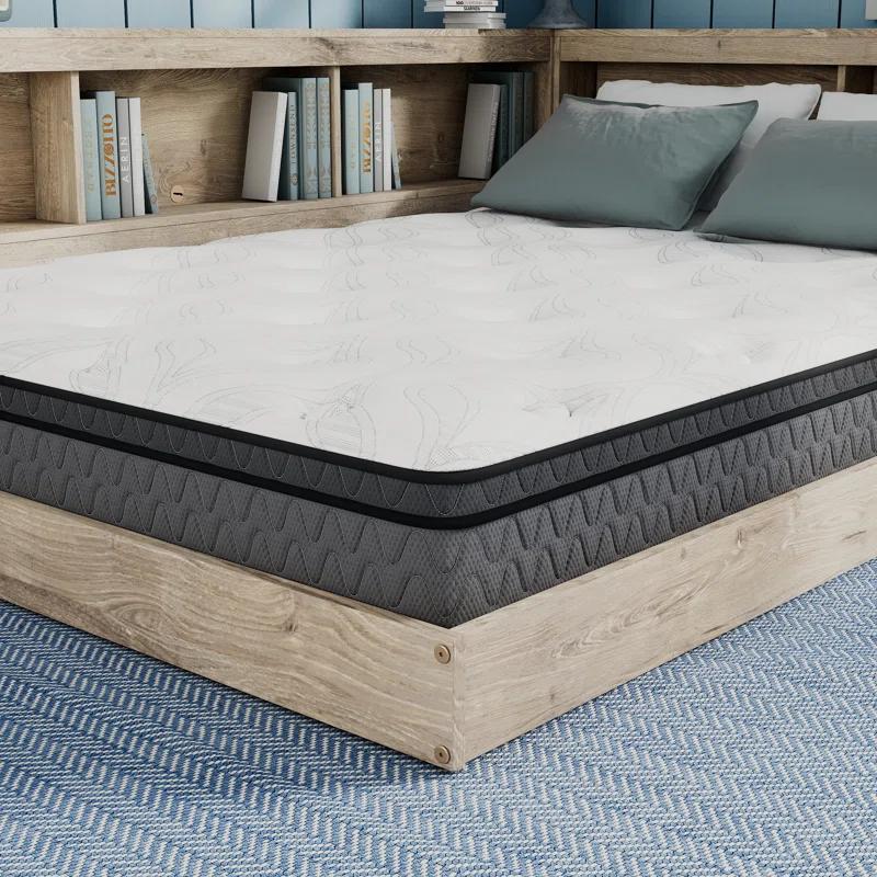 Signature Design by Ashley Serena 12'' Plush Hybrid Mattress