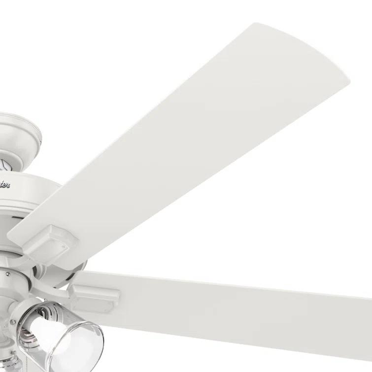 Hunter Fan 60" Crestfield 5 - Blade Ceiling Fan with Pull Chain and Light Kit Included