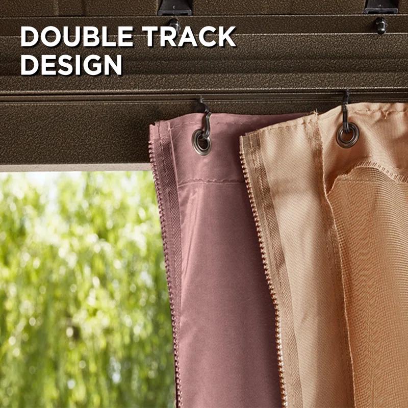 EAGLE PEAK Outdoor Aluminum Frame Hardtop Patio Gazebo