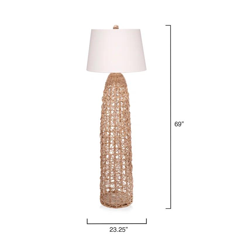 Jamie Young Company Kauai 73.5'' Natural Traditional Floor Lamp