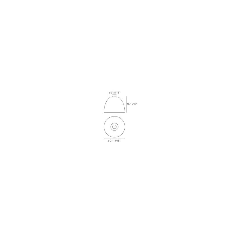 Artemide Nur Gloss Flush Mount