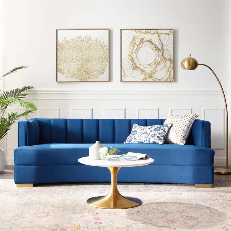 Modway Modway Encompass Channel Tufted Performance Velvet Curved Sofa