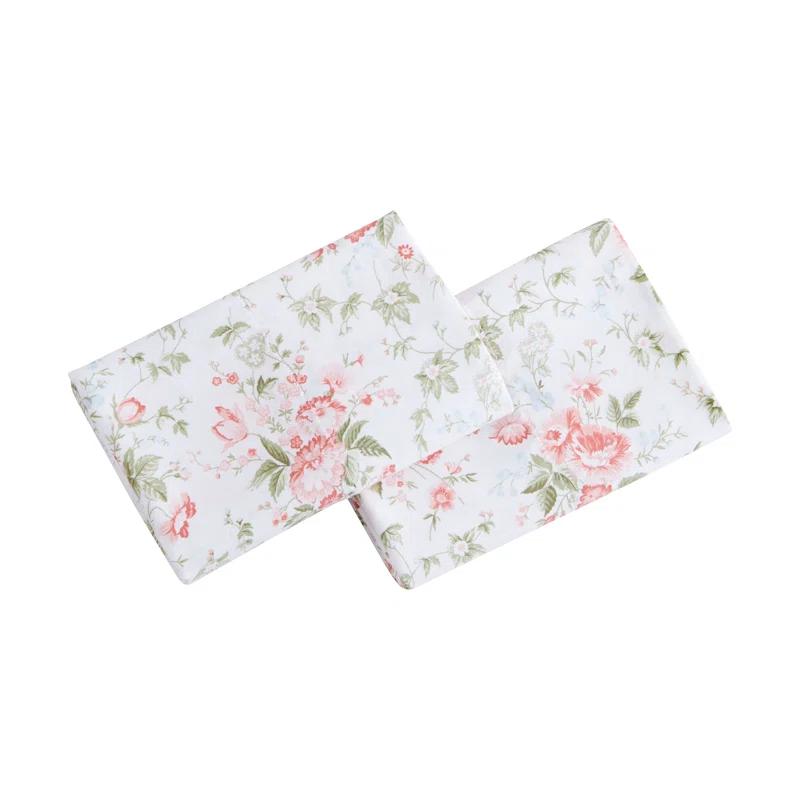 Laura Ashley Laura Ashley Printed Cotton Sateen Pillowcase Set (Set of 2)