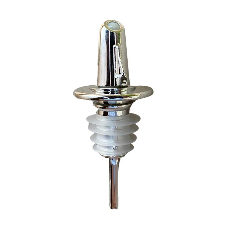 FLI Products Pouro Wine and Spirits Bottle Pourer 2pk Chrome