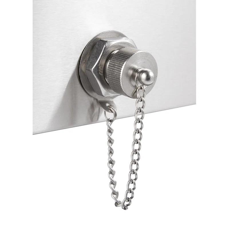 Trinity TRINITY 100 Qt./25 Gal. Stainless Steel Wheeled Cooler w/ Detachable Tub